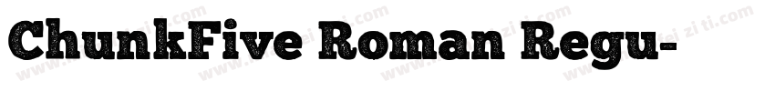 ChunkFive Roman Regu字体转换